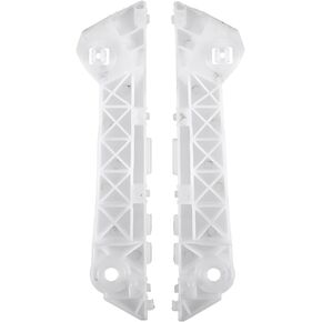 Motoforti Left and Right Side Front Bumper Bracket Retainer, for Mazda CX-9 2007-2015, Plastic, No.TD11500U1F, White, 1 Pair