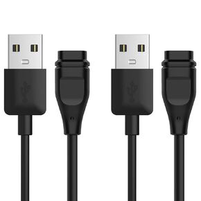 FitTurn 2 Pack Charging Cable for Coros Pace 3/Pace 2/Apex 2/Apex 2 Pro/Apex Pro/Apex 42mm/Apex 46mm/Vertix/Vertix 2 USB Charger Smart Watch Accessories Replacement Charging Cord