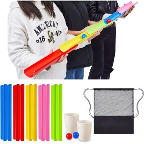 Deekin 2 Sets Team Building Activities Pipeline Kit Group Games Team Building Games for Sports Day Work Adults Youth Kids Outdoor Indoor Sports Activity Party Communication Leadership