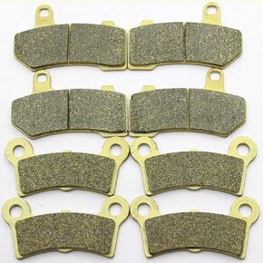 Front Rear Brake Pads Brakes for Harley Davidson Tri Glide Ultra Classic/Street Glide Trike FA409 FA605 2009 2010 2011 2012 2013 MC0352
