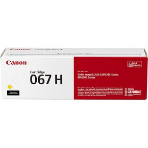 Canon 067 Yellow Toner Cartridge, High Capacity, Compatible to MF656Cdw, MF654Cdw, MF653Cdw, LBP633 Cdw and LBP632Cdw Printers