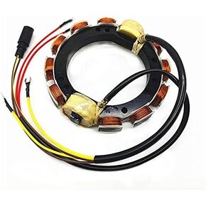 V4 Stator For Johnson Evinrude Outboard 9Amp 173-3410 0583410 0763769 120 125 130 135 140HP 1988-2001 2Stroke 4Cylinder Loop Charged
