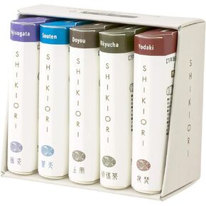 Sailor 13-1750-002 Fountain Pen, Cartridge Ink, Four Seasons Weave, Set of 5 Colors, Summer