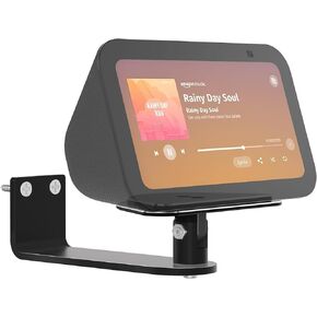 Wall Mount for Echo Show 5 3rd gen, Til and Swivel Mount for Echo Show 5, Space-Saving Mount for Alexa Show 5, Wall Mount Bracket for Echo Show 5 3rd gen with Cable Storage (Black)