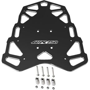 Top Rack Rear Seat Tail Luggage Cargo Holder Compatible for YAMAHA WR250X WR250R 2008-2021 (Black)