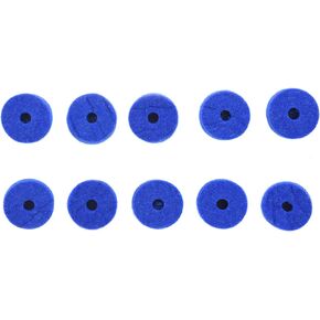 Blue Wool 10 Pack 1.5" X.5 Cymbal Felt (AWFBLU)