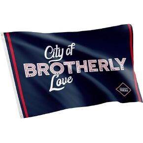 Philadelphia 76ers Flag NBA 100% Polyester Indoor Outdoor 3x5 feet National Basketball Association Team Flags (Flag City Edition 2023 A)