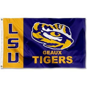College Flags & Banners Co. LSU Tiger Geaux University Large College Flag