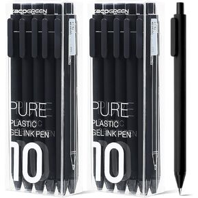 Kaco PURE Colored Gel Pens, 30 Pieces Assorted Color Ink 0.5 mm Fine Point Aesthetic Pens for Journaling Cute Stationery Office Supplies (30 Color Ink Assorted)