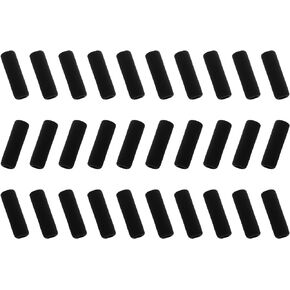 BLUECELL pack of 30 Black Color soft foam 1.5-inch Pencil Grips Pencil Cover (Black)