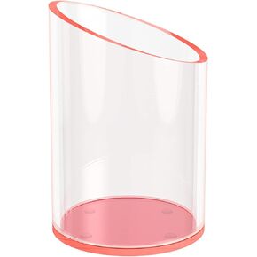 Pen Holder for Desk Organizer, Acrylic Makeup Brush Organizer Sanitizer Holder Pen and Pencil Holder for Office, Home, School, Clear