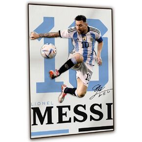 ديكورات نجوم رياضة كرة القدم لغرفة النوم | ملصق قماشي لكرة القدم للرجال | هدايا كرة القدم للرجال | 12 × 18 بوصة in Kuwait