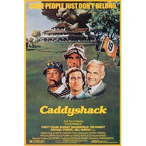 Buyartforless Caddyshack 1980 36x24 ملصق فني مطبوع عليه فيلم كوميدي كلاسيكي تشيفي تشيس رودني دانجيرفيلد تيد نايت مايكل أوكيف بيل موراي 24 × 36 بوصة in Kuwait