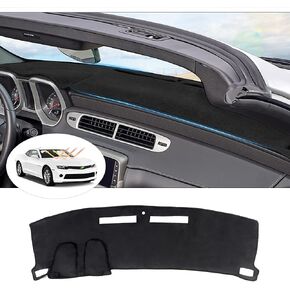 Cartist Custom Fit for Dash Cover Chevrolet Camaro 2010 2011 2012 2013 2014 2015 Dashboard Cover Mat Non-Slip Pad Carpet Sunshield Protector