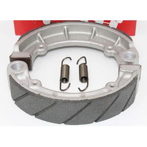 WATER GROOVED Rear Brake Shoes & Springs for the 1997-2002 Kawasaki KVF 300 & 400 Prairie and the 1989-2005 KLF 300 Bayou ATVs