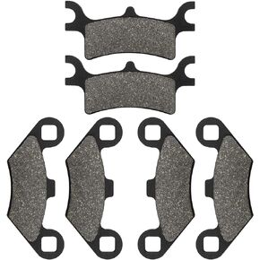 Front and Rear Brake Pads for Polaris Sportsman 400 450 500 600 700 800 2x4 4x4 Scrambler 500 400 Magnum 325 330 500 Trail Blazer 250 330 Trail Boss 330 Xpedition 325 ATV