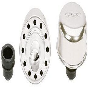 Moroso 68740 Push In Breather, Chrome