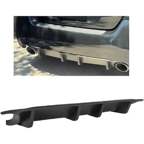 ECOTRIC Rear Bumper Lip Diffuser Compatible with 2009-2015 7th Gen Nissan Maxima Rear Body Kit Bumper Chin Lip Diffuser Spoiler
