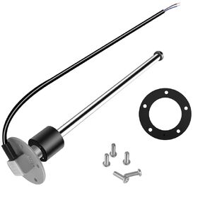Fuel Tank Sending Unit 240-33 ohms Stainless Steel Fuel Sending Unit Marine Boat Truck Car Water Level Gauge Sensor 5 Hole fit Fuel &Water Gauge (11“)