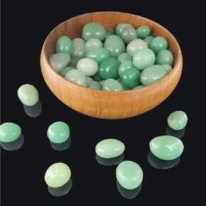 40Pcs+ Mixed Tumbled Polished Stone Chakra Stones Healing Crystals,Amethyst,Aventurine,Sodalite,Clear Quartz,Labradorite,Rose Quartz 0.4''-0.8'' (Mix Crystals(40pcs))