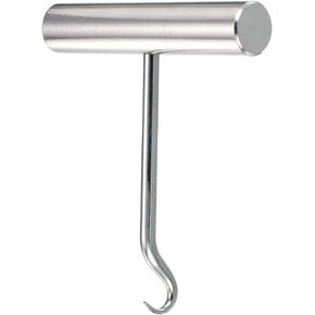 PATIKIL Tennis Racket String Assistance Puller, Stainless Steel Racquet Pull Hook Stringing Tool for Badminton Squash, Silver Tone
