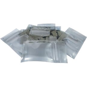 TOJYXSY 50 PCS ESD Antistatic Bags Multi Sizes Inner 1.5 x 2.8 Inch (4x7cm) Electronic Device Laptop Cases Shielding Packing Zipper Pouches
