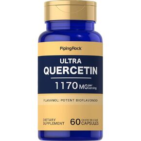 Piping Rock Ultra Quercetin 1170 mg | 60 Capsules | Non-GMO, Gluten Free Supplement