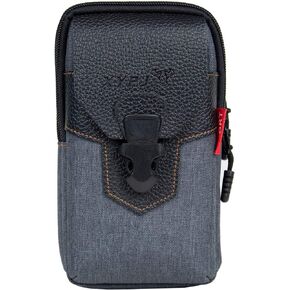 Mens Bag Accessories Multipurpose High Capacity Belt Pack Waist Pouch(Black)