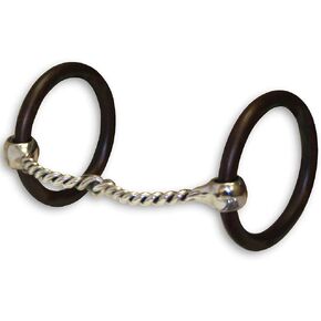 Equine O-Ring Sweet Iron Twist Mouth Snaffle Bit
