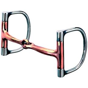 WEAVER Leather Dee Ring Copper Mouth Bit 5
