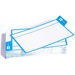 PATboard Scrum Board and Kanban Board - 16 Task Cards Medium - with nanocups® for Glass - Black