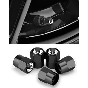 5 قطع من أغطية جذع صمام إطارات حرب النجوم، أغطية إطارات معدنية تناسب جندي العاصفة، أغطية صمامات عالمية مقاومة للتآكل للسيارات والشاحنات والدراجات النارية وسيارات الدفع الرباعي والدراجات، أغطية صمامات إطارات - أسود in Kuwait