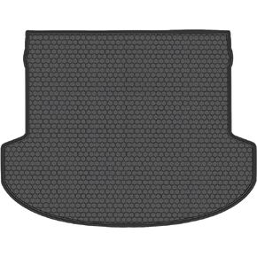 Car Floor Mats Custom Fit for Hyundai Santa Fe 2019 2020 Odorless Washable Heavy Duty Rubber (All Weather) Floor Liners Front and Rear Row Set Black
