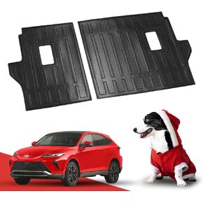 Compatible for 2021-2023 2024 Toyota Venza Backrest Mats, All-Weather 3D Custom Interior Car Seat Back Cover Truck Mats Fit for 2021 2022 2023 2024 Venza Accessories