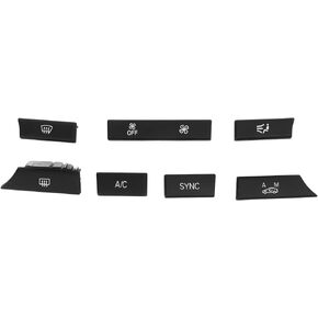 Dash AC Button, 7Pcs Dashboard Air Conditioner Ventilation Control Button Replacement for X3 X4 F25 F26 2013-2018