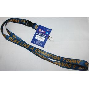 WinCraft NCAA Notre Dame 08051014 Lanyard with Detachable Buckle, 3/4", Navy, Gold