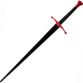 Red Dragon Armoury Synthetic Sparring Longsword - Black Blade with Red Hilt