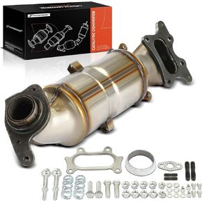 A-Premium Front Catalytic Converter Kit Direct-Fit Compatible with Honda Civic 2006 2007 2008 2009 2010 2011, L4 1.8L, EPA Compliant, Replace# 18160RNAA00, 674-986