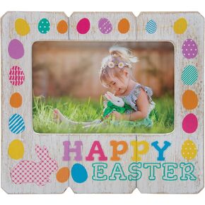 Neil Enterprises, Inc. Happy Easter 6" x 4" Wood Picture Frame