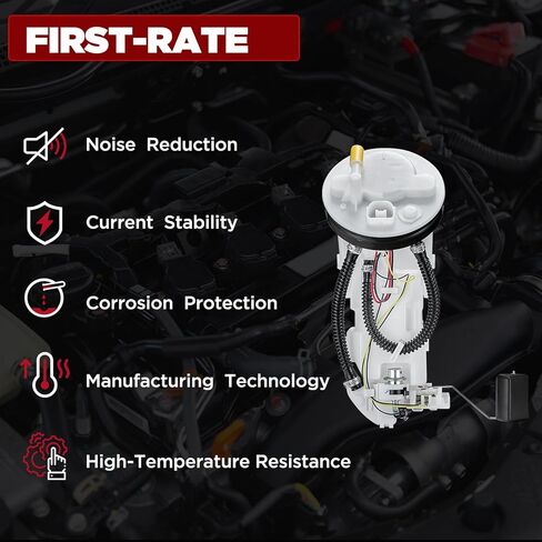 مجموعة مضخة الوقود متوافقة مع 2007-2013 Nissan Altima 2.5L 3.5L & 2009-2014 Nissan Maxima 3.5L، وحدة الوقود الكهربائية مع وحدة إرسال تحل محل FG0986 P76400M F4766A E8755M in Kuwait