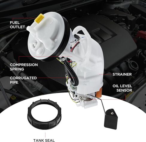 مجموعة مضخة الوقود متوافقة مع 2007-2013 Nissan Altima 2.5L 3.5L & 2009-2014 Nissan Maxima 3.5L، وحدة الوقود الكهربائية مع وحدة إرسال تحل محل FG0986 P76400M F4766A E8755M in Kuwait