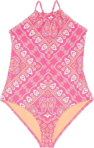 Hobie Girls High Neck Halter One Piece Swimsuit in Saudi Arabia