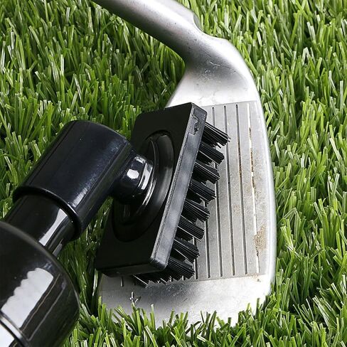 CALIDAKA Golf Club Cleaner,Golf Water Brush with Retractable and Lockable Clip and Towel,Golf Club Cleaner Brush Essentials Golf Accessories for Men, Best Golf Gifts for Men in Saudi Arabia