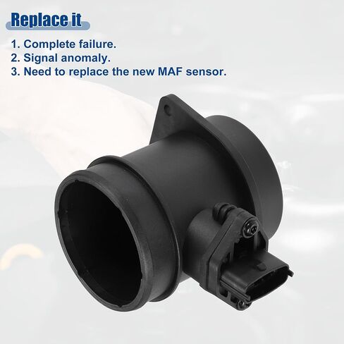 ACROPIX Car Mass Air Flow MAF Sensor Replacement Fit for Volvo S60 2.5t 05-07 No.55353127/12566846 - Pack of 1 in Saudi Arabia