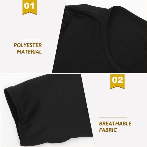 2 Pieces Shrug Women Crop Tops Cutout Workout Bolero Shrug for Ballet Yoga Sports Tee Casual Cropped Sweatshirts Black and White Standard Size for Most Women in Kuwait