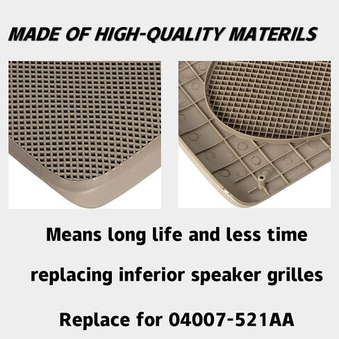 Rear Speaker Grille Cover Left and right Compatible with 2002-2006 Camry Replace for 04007-521AA in Saudi Arabia