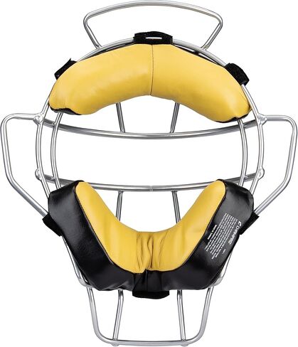 CHAMPRO 18oz. Lightweight Baseball/Softball Adult Umpire Face Mask with Bio-FreshTreatment,Silver in Saudi Arabia