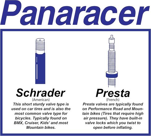 أنابيب دراجات Panaracer مع صمام بريستا 33 مم في فردي وأزواج in Kuwait