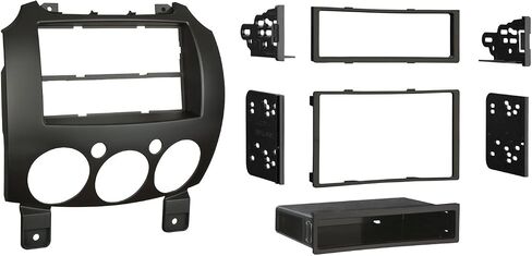 Metra Electronics 99-7518B Single/Double DIN Dash Installation Kit for 2007-Up Mazda 2 Vehicles, Black in Saudi Arabia