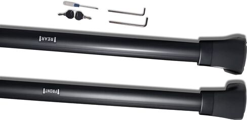 Roof Racks Aluminum Alloy ONLY Structure Rail Cross Bars Rail Fit for BMW X3 2019 2020 2021 2022 2023 2024 Rack Crossbar Black in Kuwait